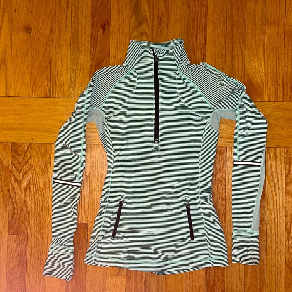 Lululemon breathable athleisure pullover, 3/4 zipper